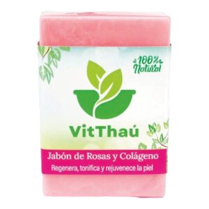 jabon artesanal Rosas y colageno