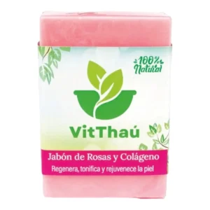 jabon artesanal Rosas y colageno